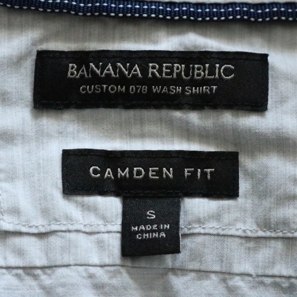 Banana Republic Grey Button Up Long Sleeve Shirt - Picture 4 of 5